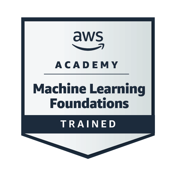 AWS Academy Graduate - Machine Learning Foundations - Training Badge